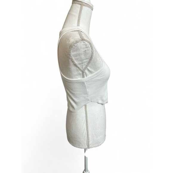 NWT Bundle 2 Wild Fable Women's M Cropped Mini Tank Top Ribbed Black & White NEW - Picture 10 of 13